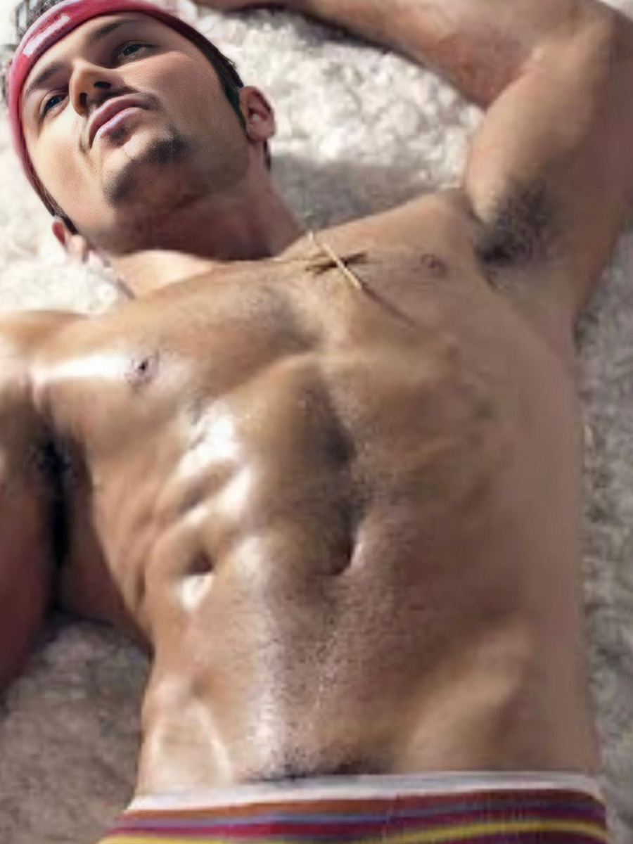 Ryan Paevey shirtless armpits