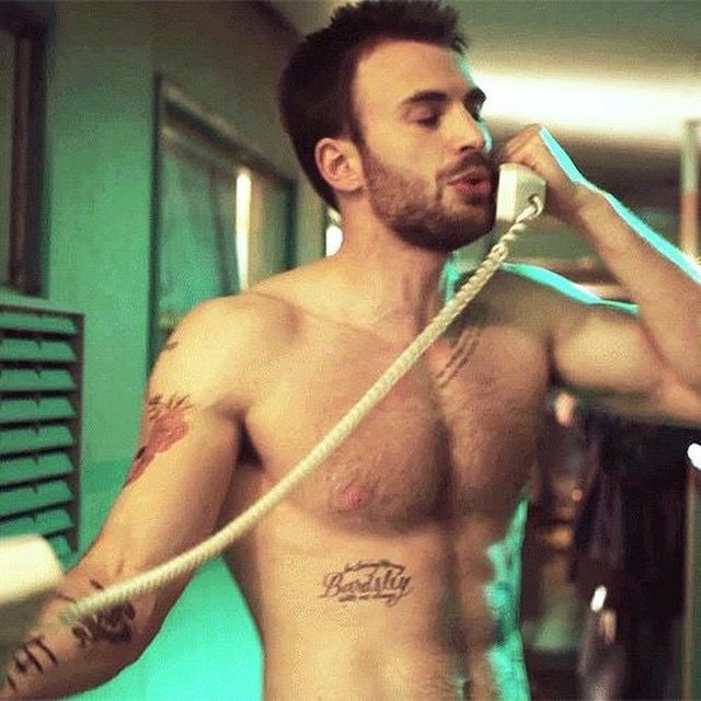 Chris Evans Shirtless