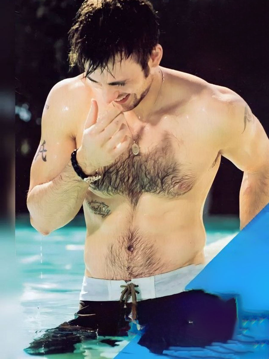 Chris Evans Shirtless
