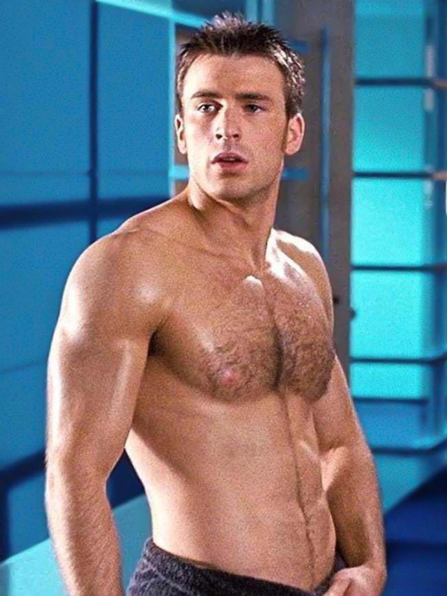 Chris Evans Shirtless