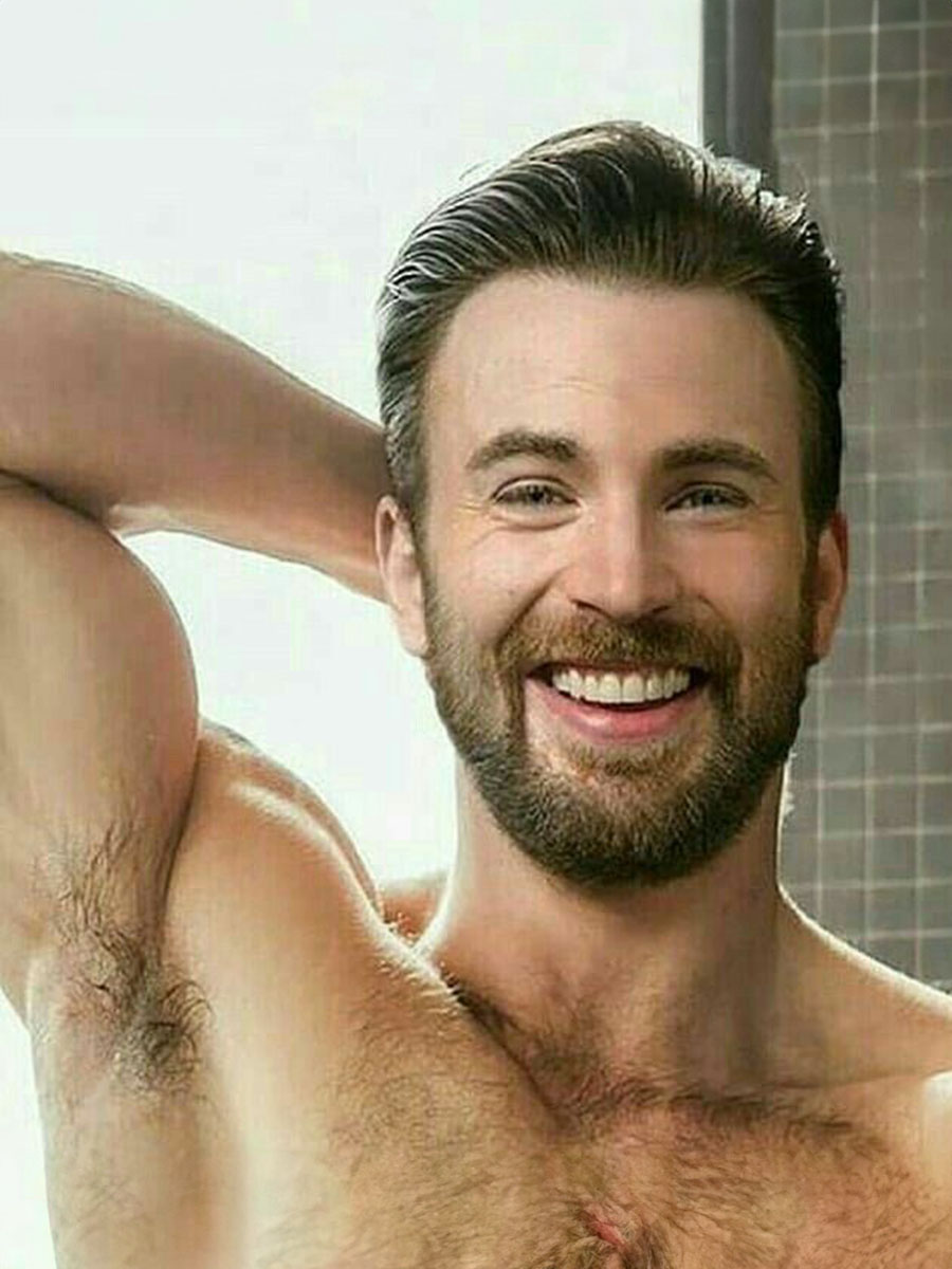 Chris Evans Shirtless