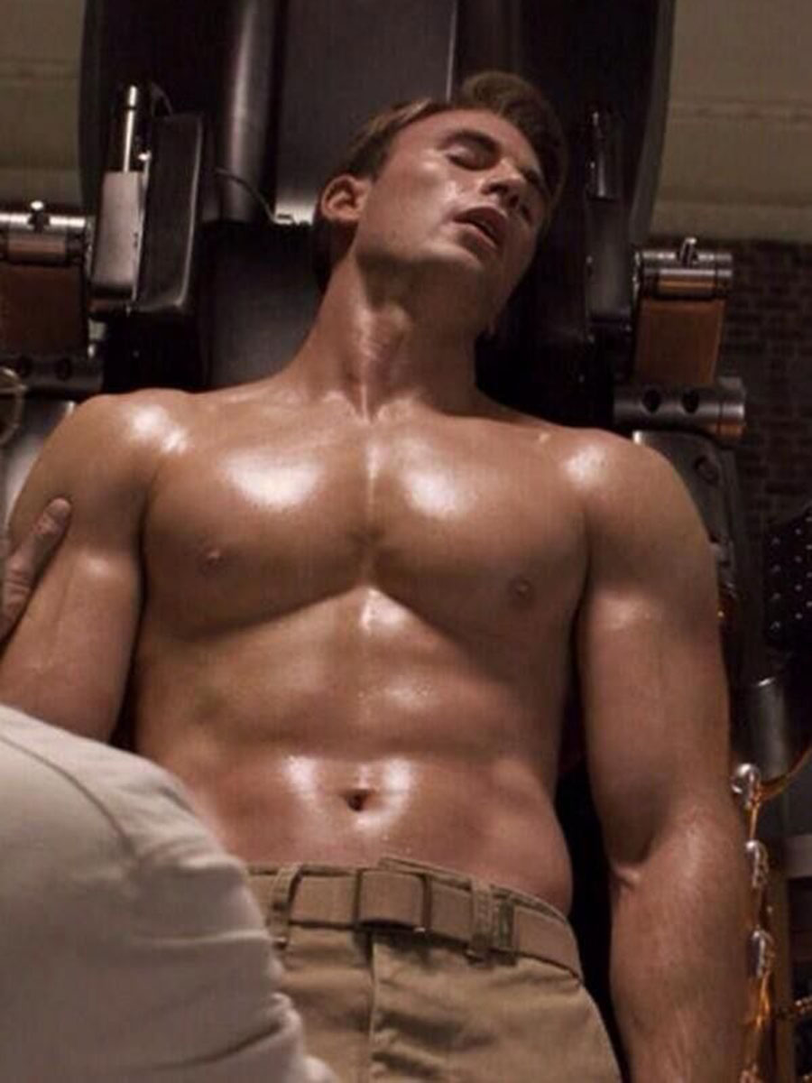 Chris Evans Shirtless