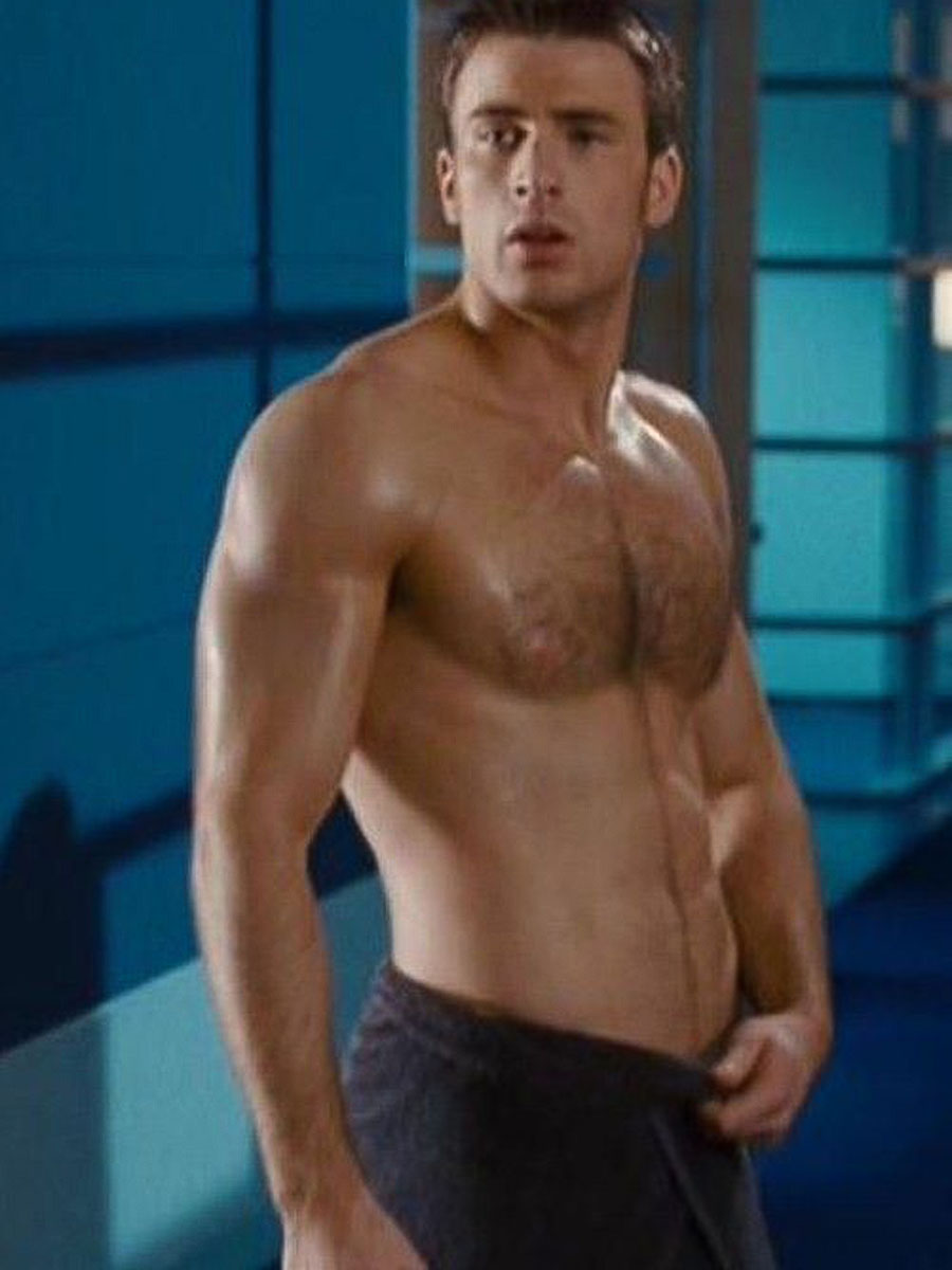 Chris Evans Shirtless