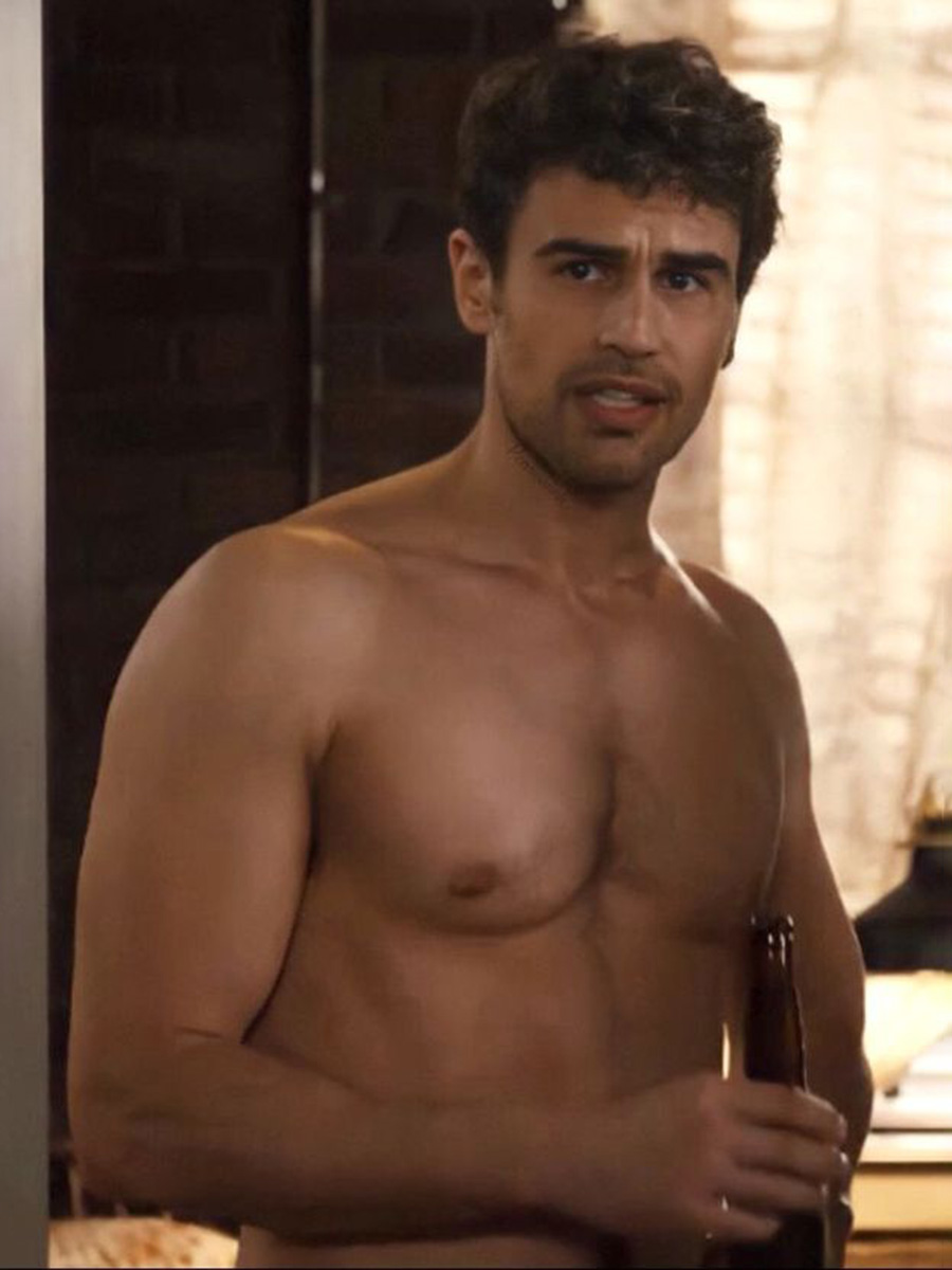 Theo James shirtless photo