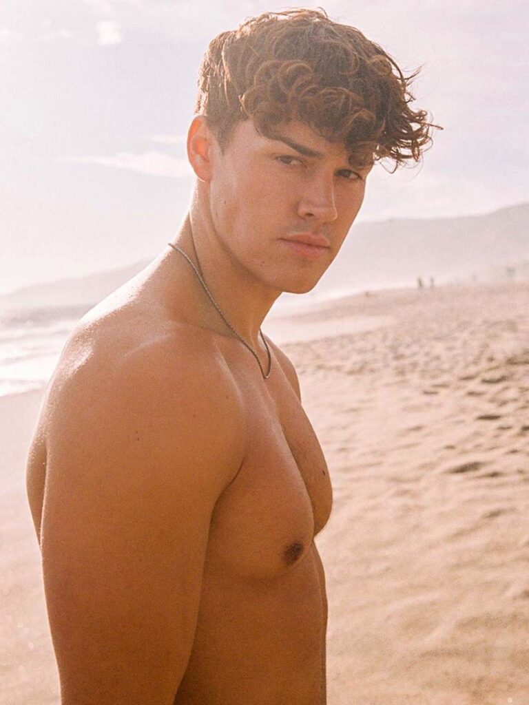 is Noah-Beck gay? Shirtless pic